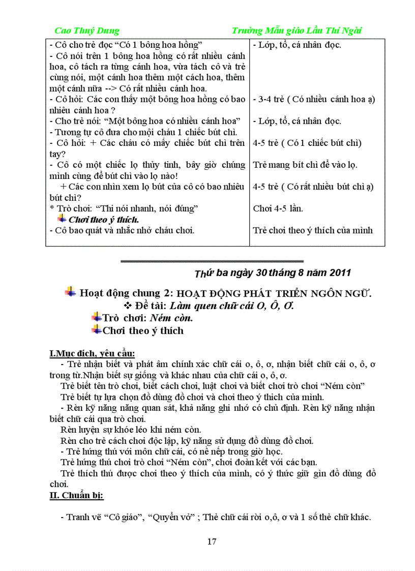 image for page Giáo án mầm non tuần 4