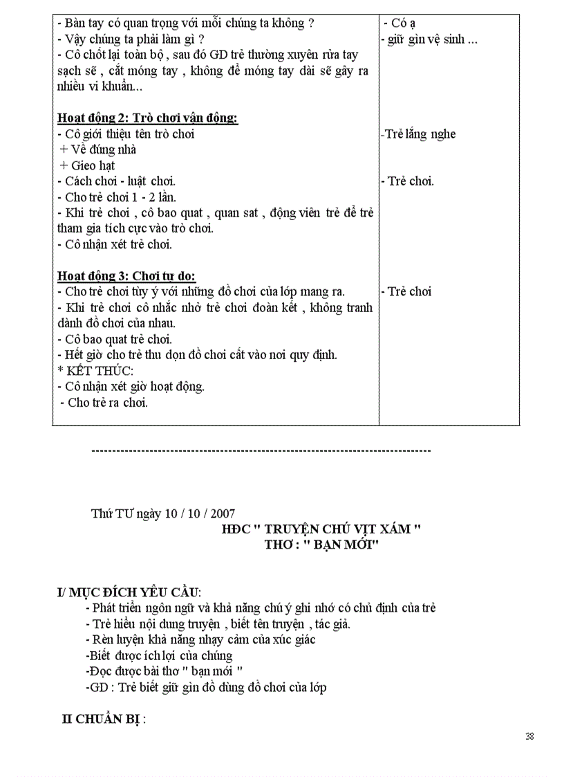 image for page Giáo án mẫu giáo bé