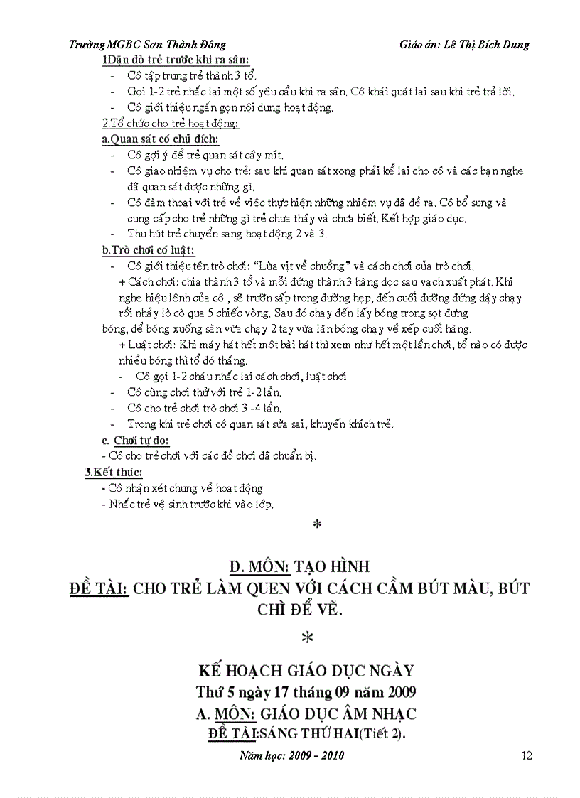 image for page Giáo án mẫu giáo trọn bộ