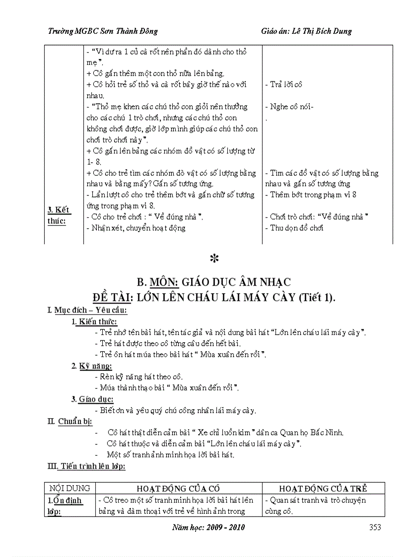 image for page Giáo án mẫu giáo trọn bộ