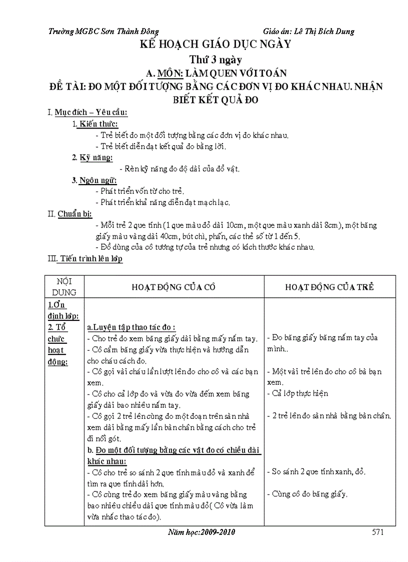image for page Giáo án mẫu giáo trọn bộ