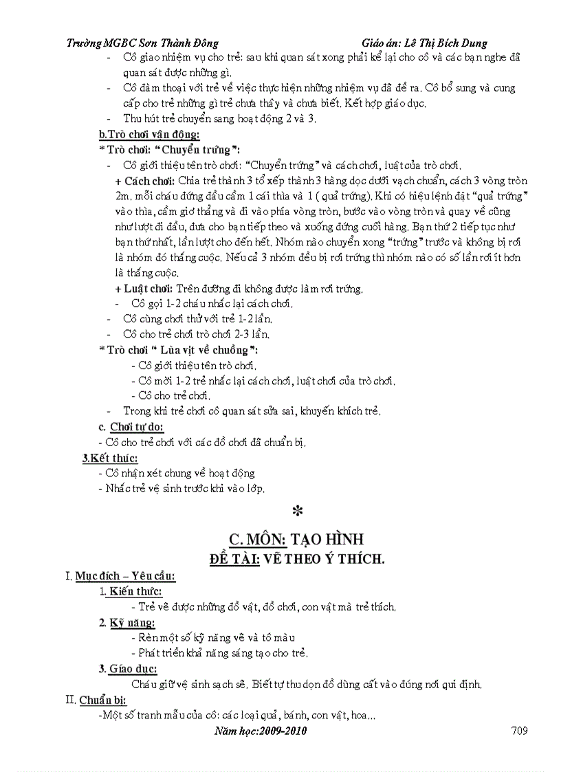 image for page Giáo án mẫu giáo trọn bộ