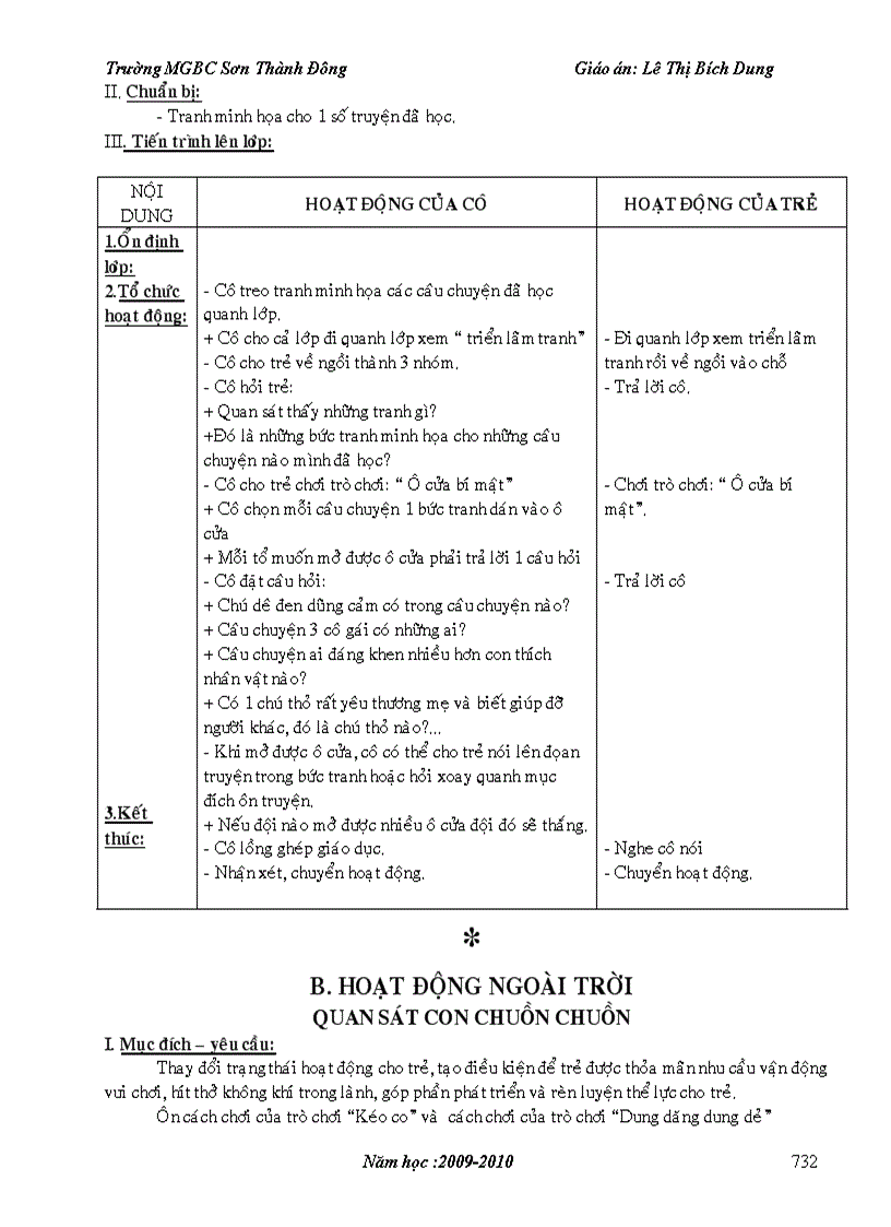 image for page Giáo án mẫu giáo trọn bộ
