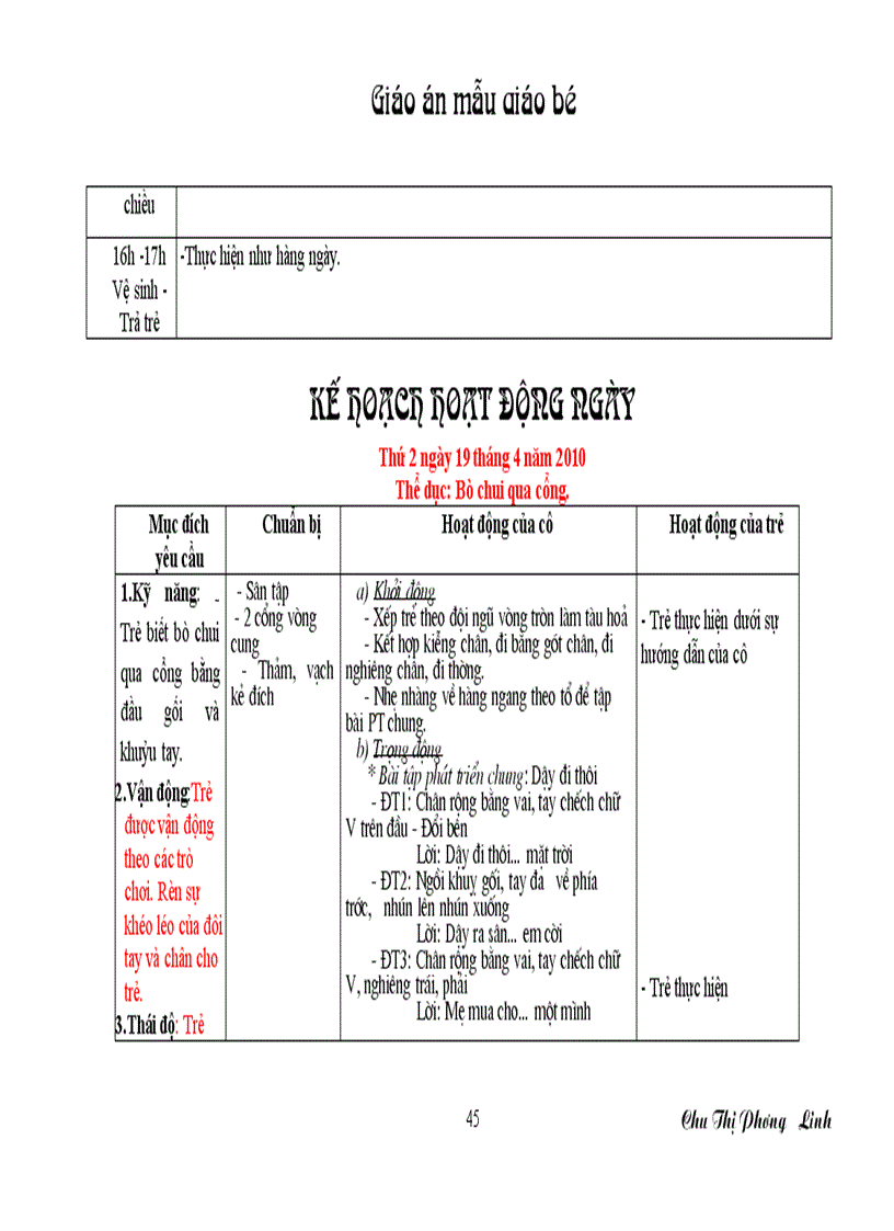 image for page Giao an mn