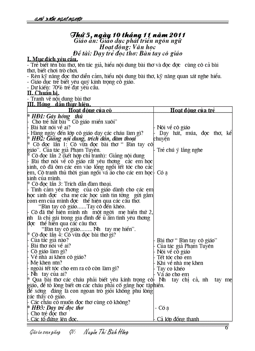 image for page Giao an nghe day hoc