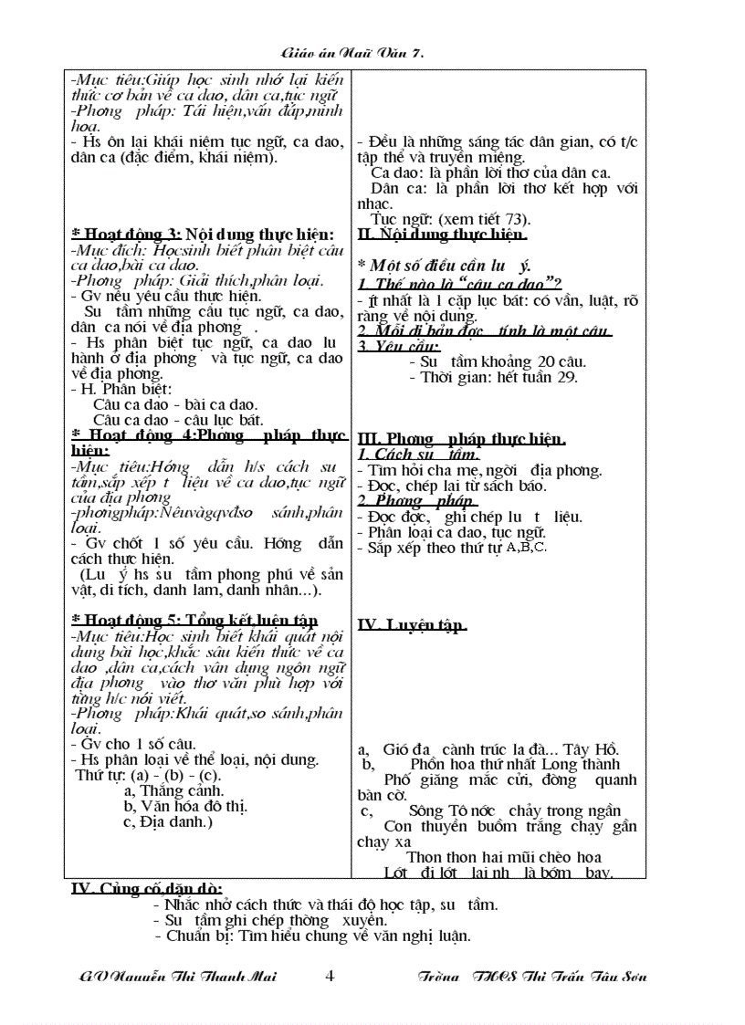 image for page Giáo án ngữ văn 7 chuẩn KT KN