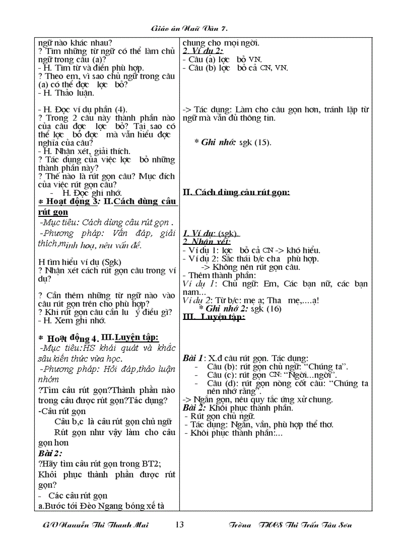 image for page Giáo án ngữ văn 7 chuẩn KT KN