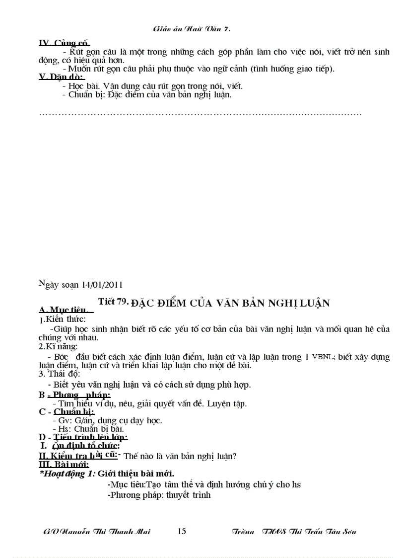 image for page Giáo án ngữ văn 7 chuẩn KT KN