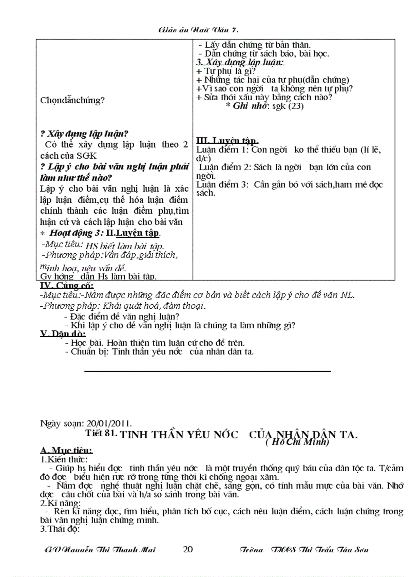 image for page Giáo án ngữ văn 7 chuẩn KT KN