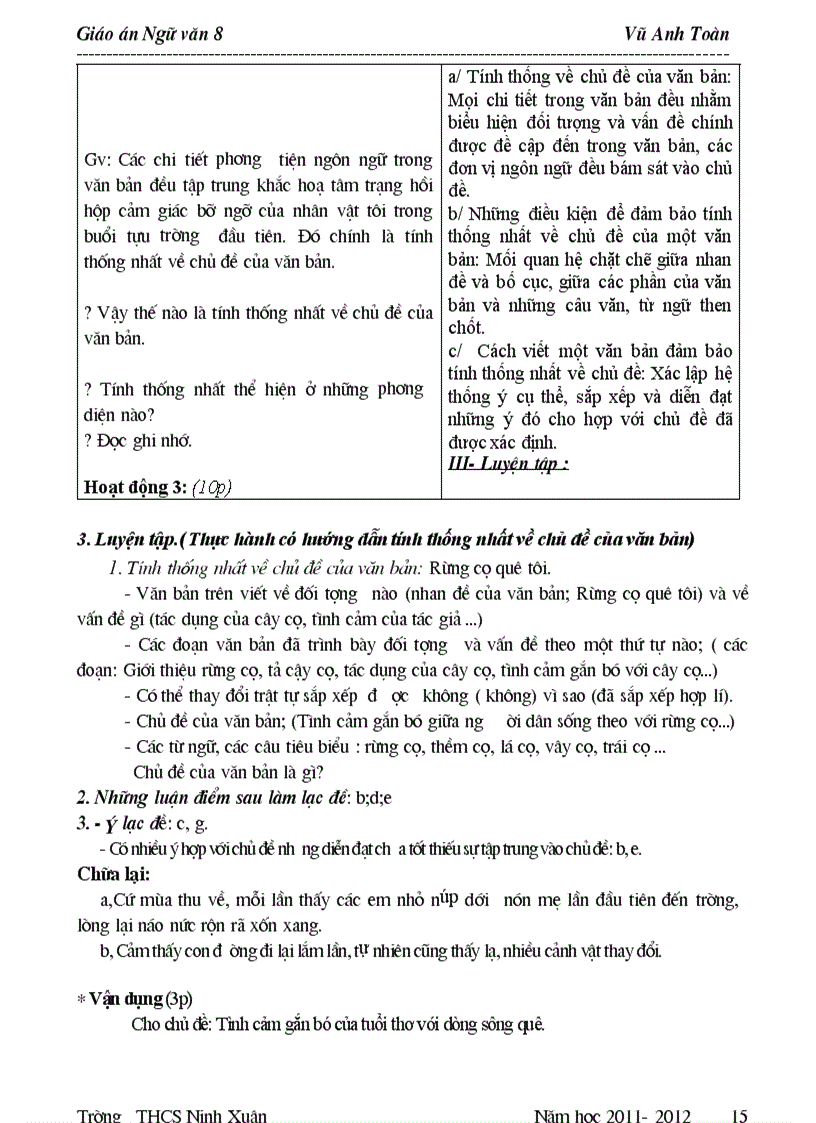 image for page Giáo án Ngữ văn 8