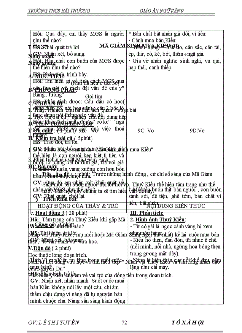 image for page Giáo án Ngữ Văn 9 trọn bộ