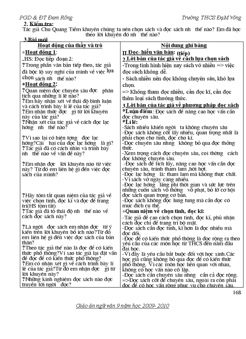 image for page Giáo án NV 9