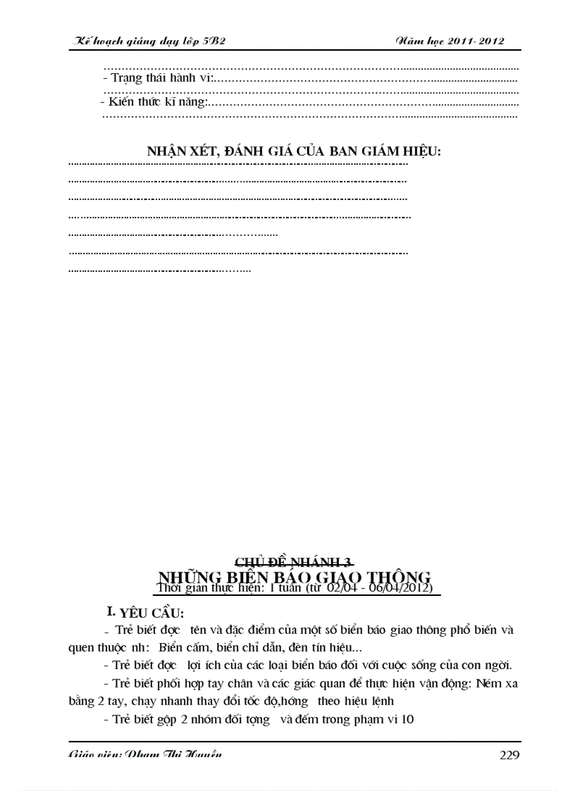 image for page Giáo án PTGT 2 TUẦN ĐẦU