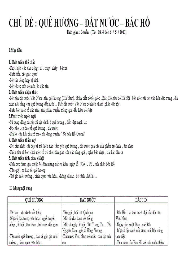 image for page Giáo án Quê hương đất nước Bác Hồ