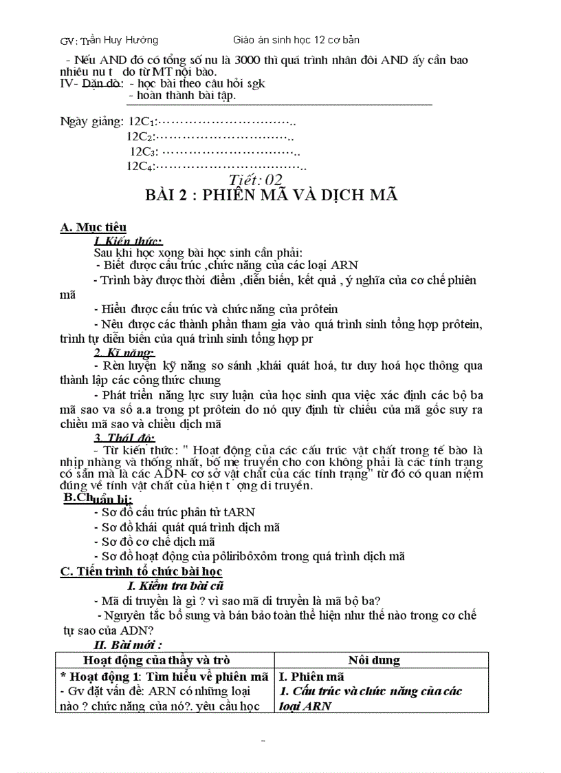 image for page Giao an sinh hoc 12