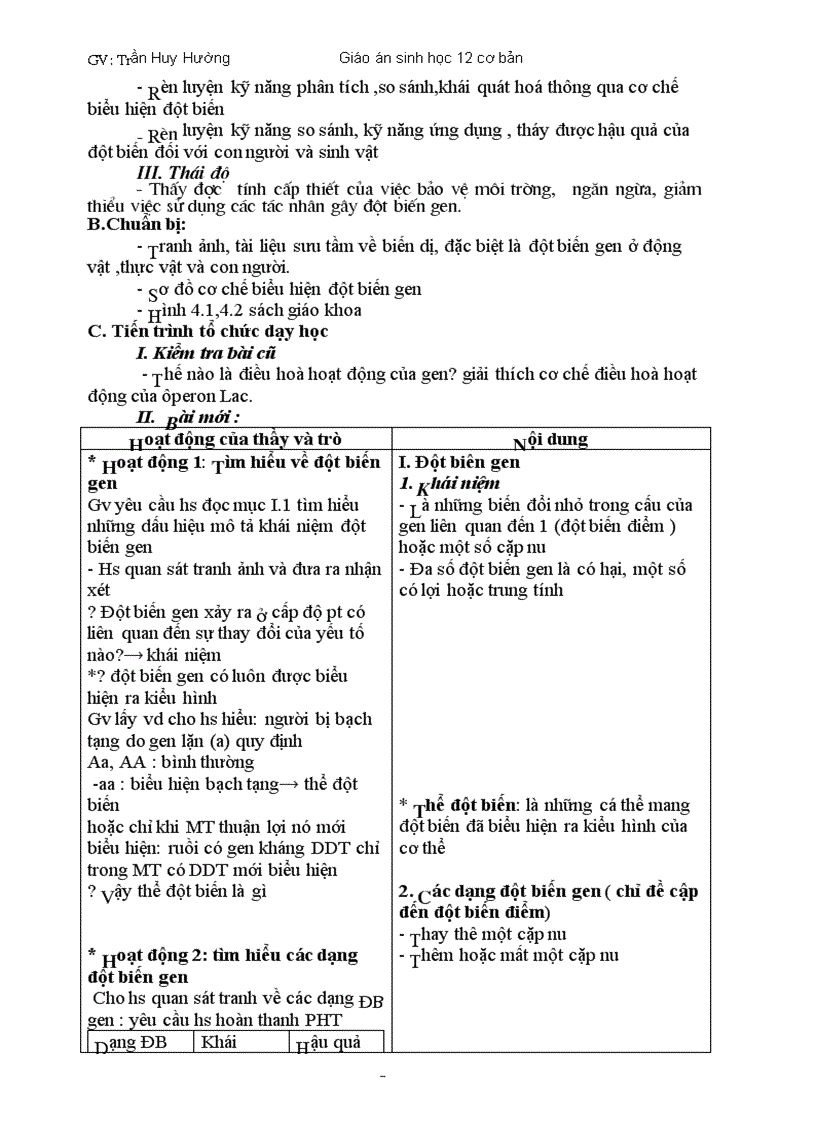 image for page Giao an sinh hoc 12