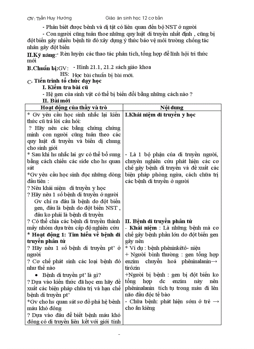 image for page Giao an sinh hoc 12