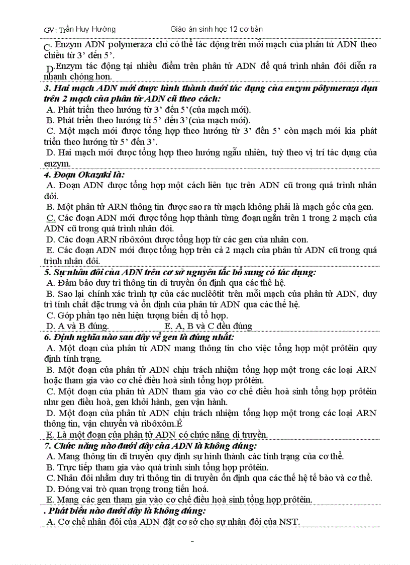 image for page Giao an sinh hoc 12