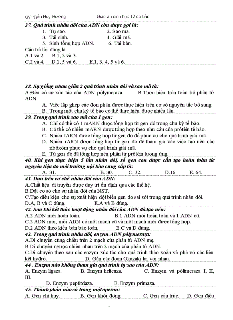 image for page Giao an sinh hoc 12