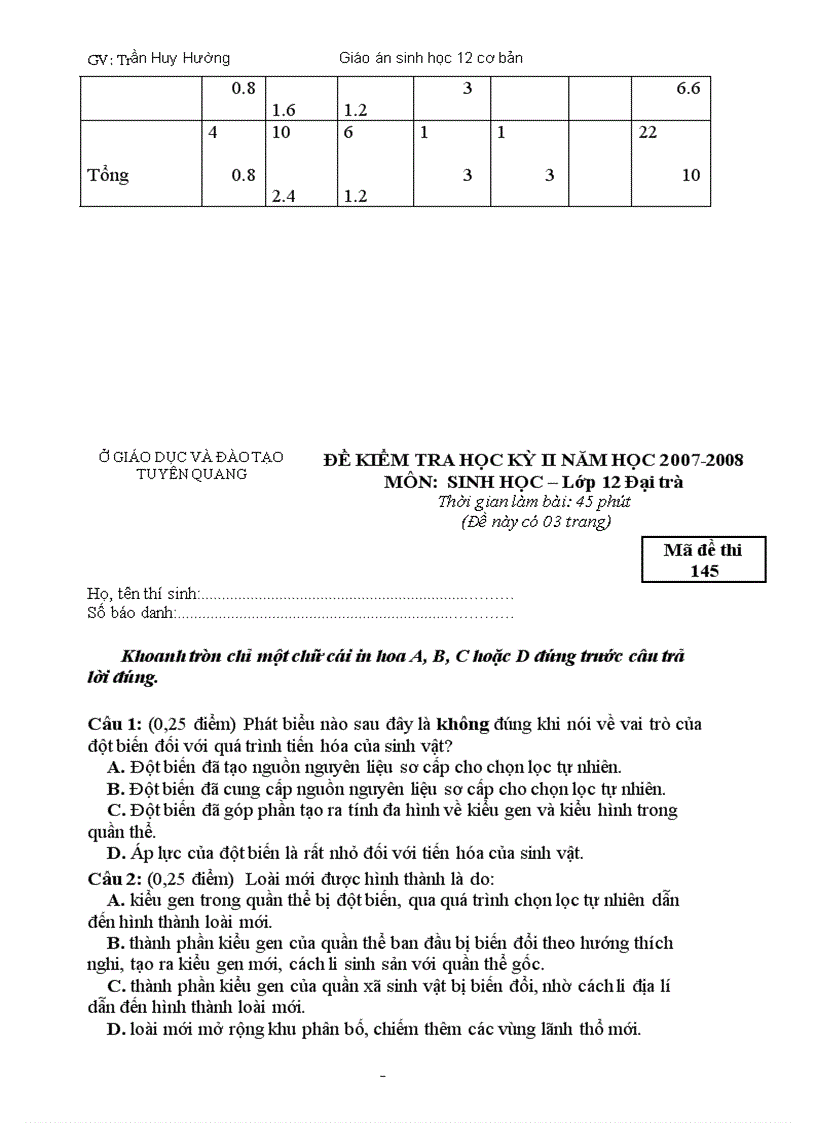 image for page Giao an sinh hoc 12