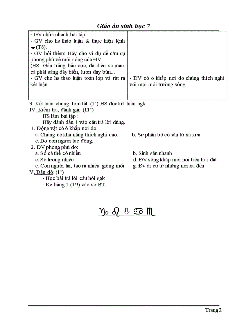image for page Giáo án sinh học 7 hki