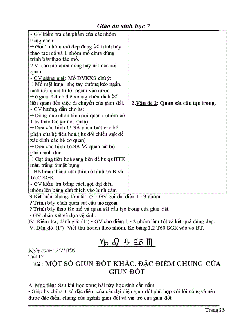 image for page Giáo án sinh học 7 hki