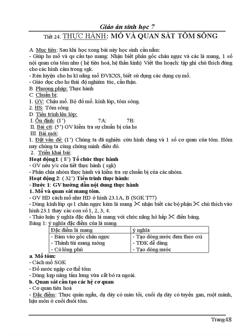 image for page Giáo án sinh học 7 hki