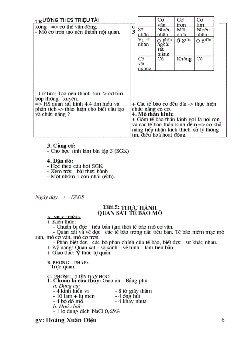 image for page Giao an sinh hoc lop 8