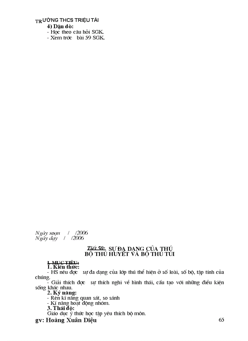 image for page Giao an sinh hoc lop 8