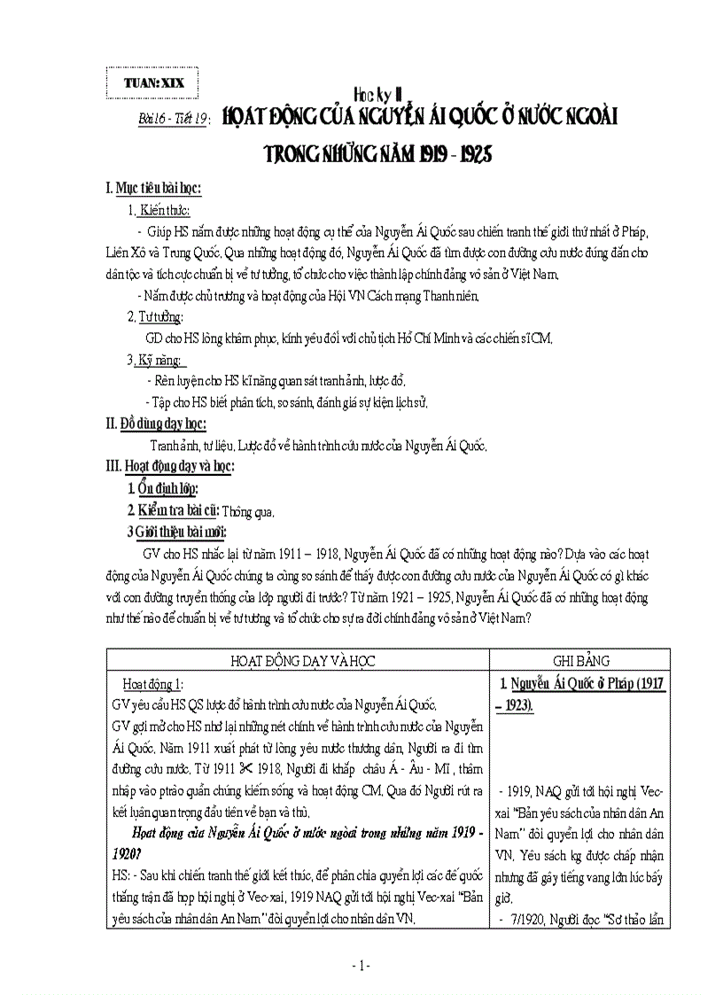 image for page Giáo án Sử 9 HK II