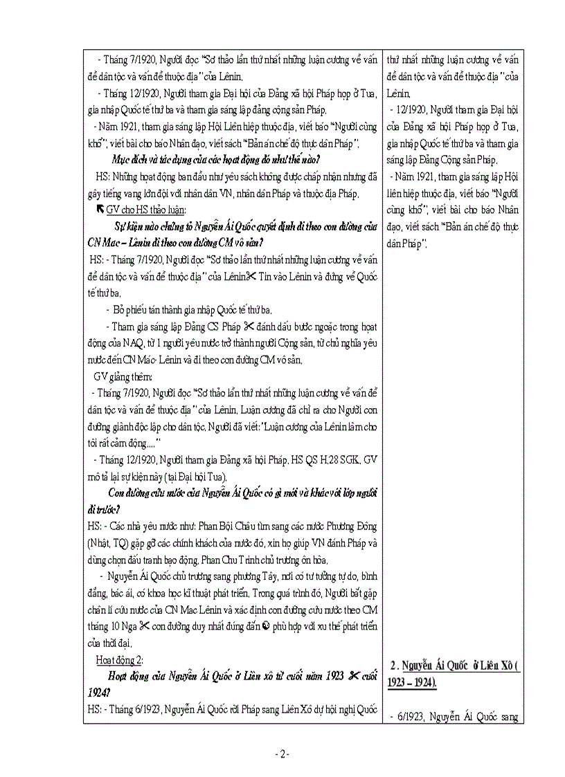 image for page Giáo án Sử 9 HK II