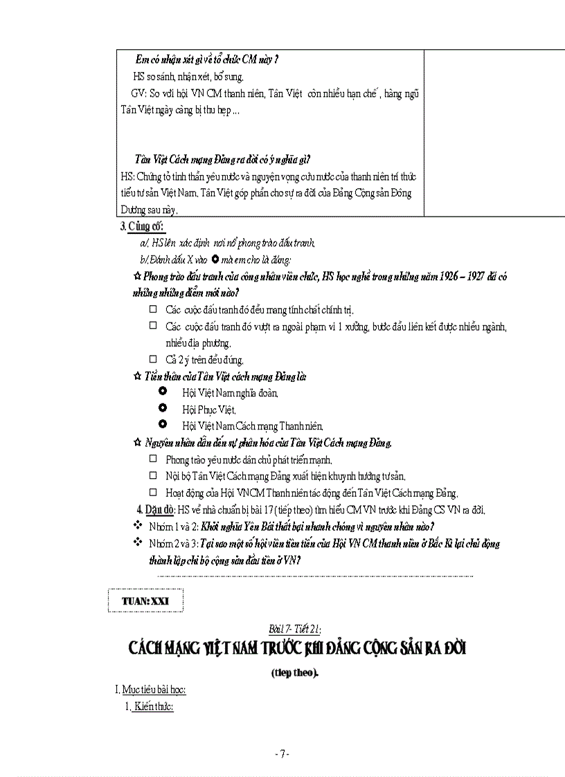 image for page Giáo án Sử 9 HK II