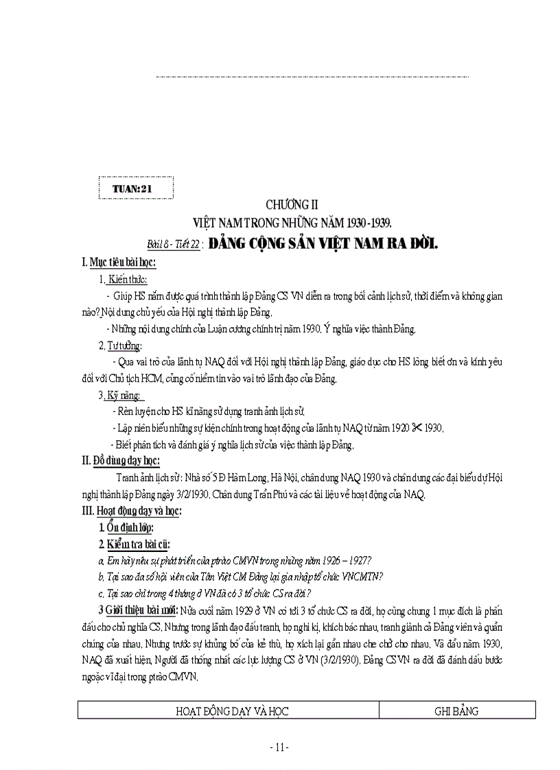 image for page Giáo án Sử 9 HK II