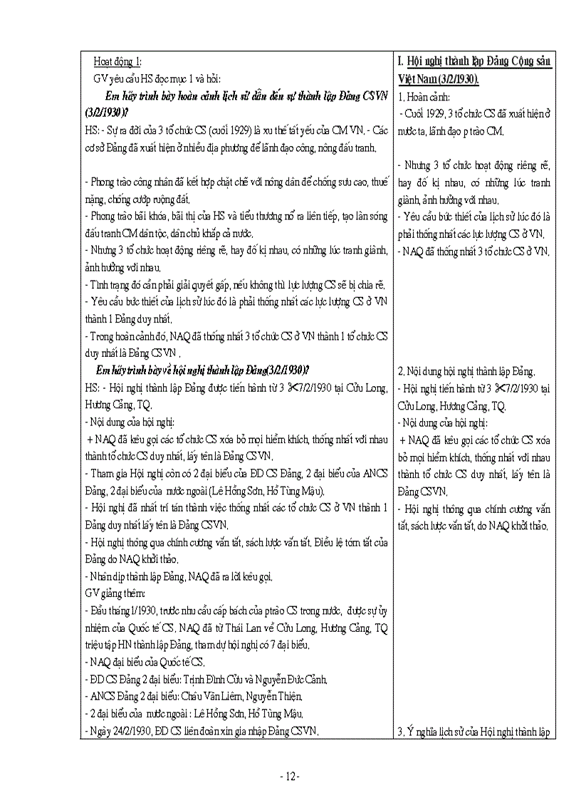 image for page Giáo án Sử 9 HK II