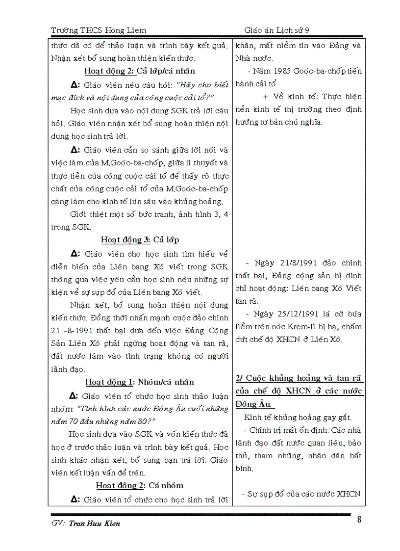 image for page Giao an su 9