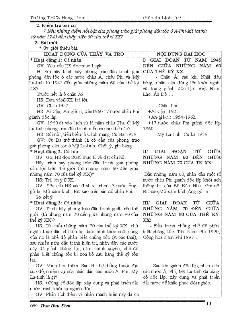 image for page Giao an su 9