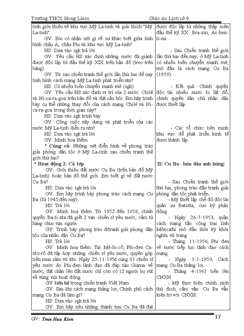 image for page Giao an su 9