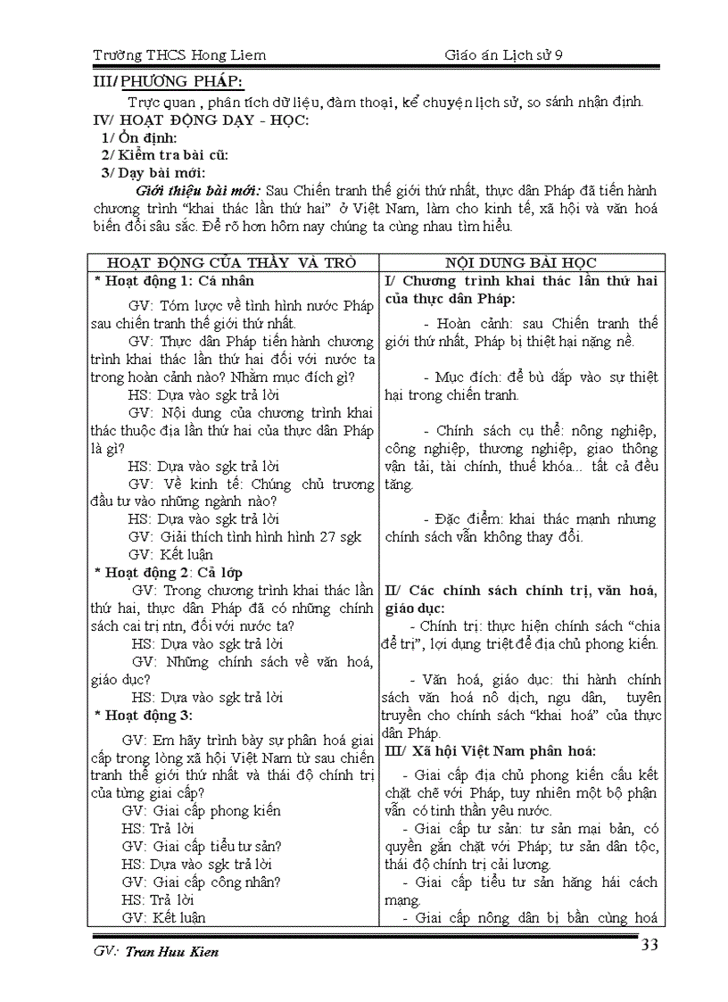 image for page Giao an su 9