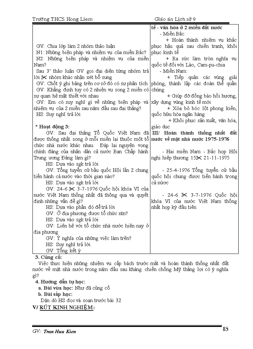 image for page Giao an su 9