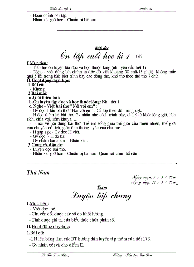 image for page Giáo án T35 l4 chuẩn