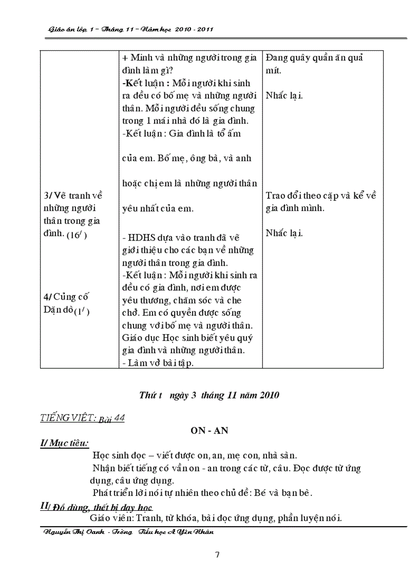 image for page Giao an thang 11 lop 1