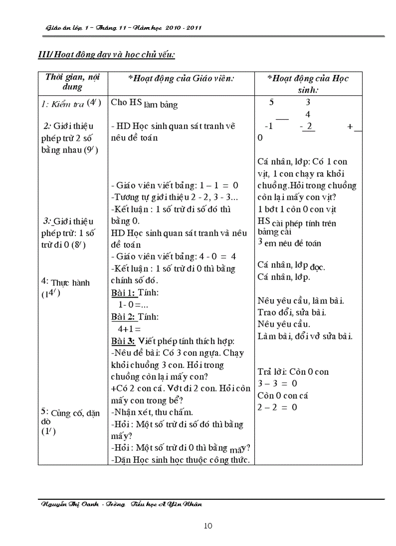 image for page Giao an thang 11 lop 1