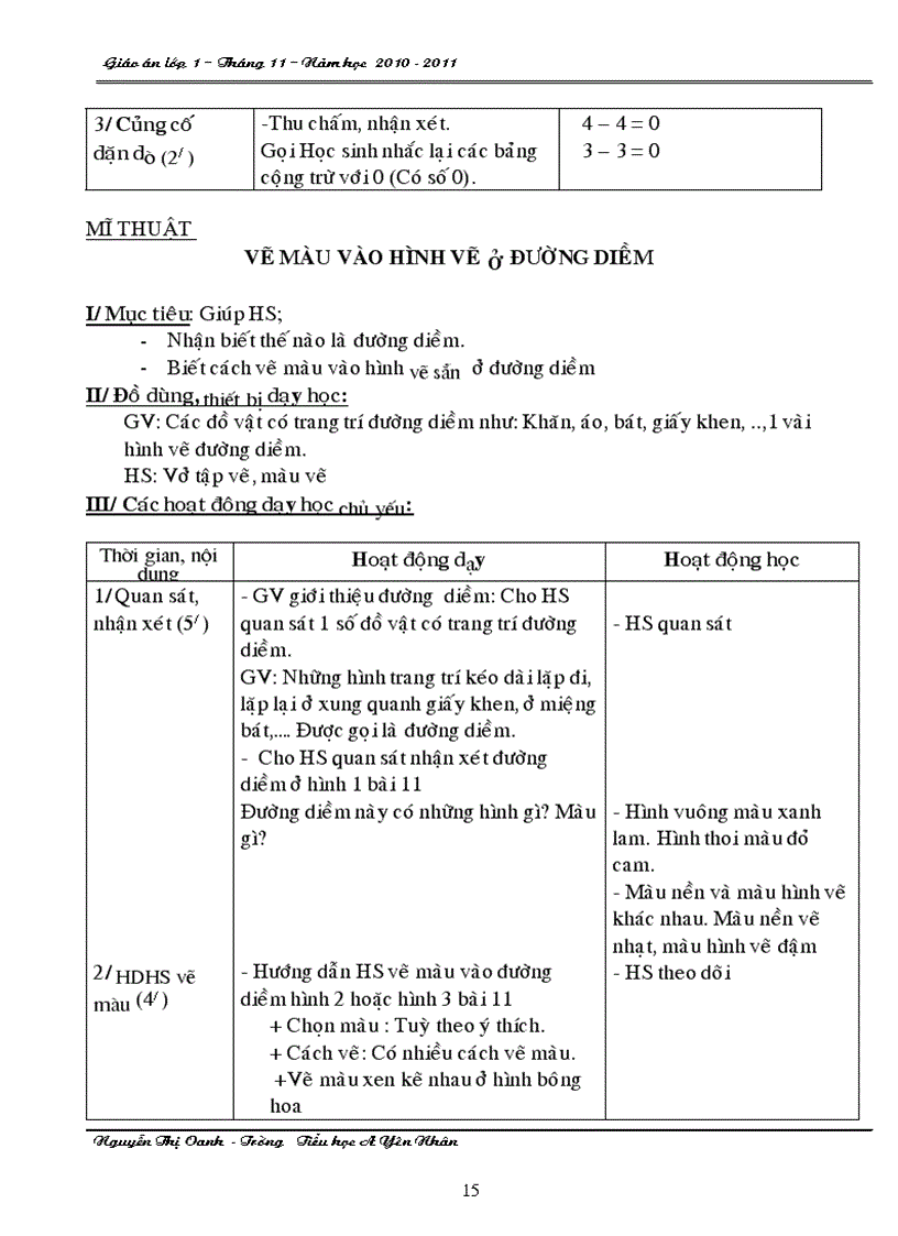 image for page Giao an thang 11 lop 1