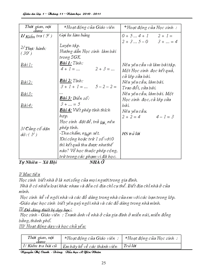 image for page Giao an thang 11 lop 1