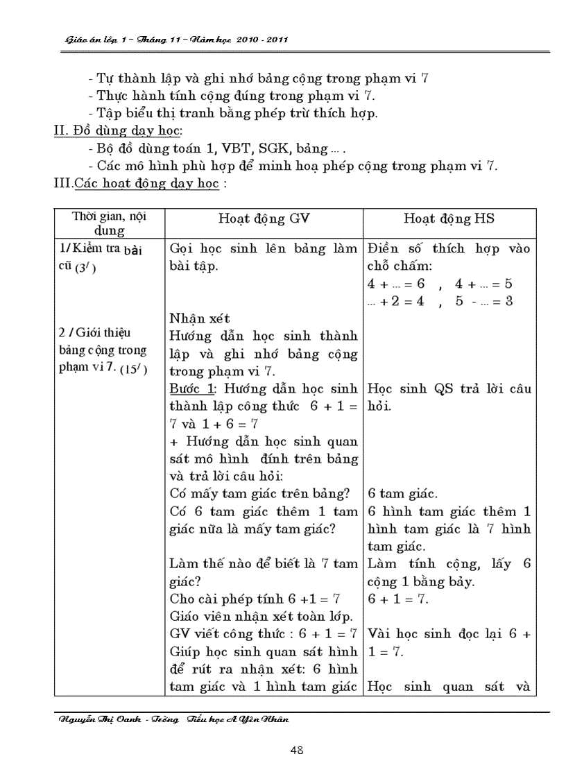 image for page Giao an thang 11 lop 1