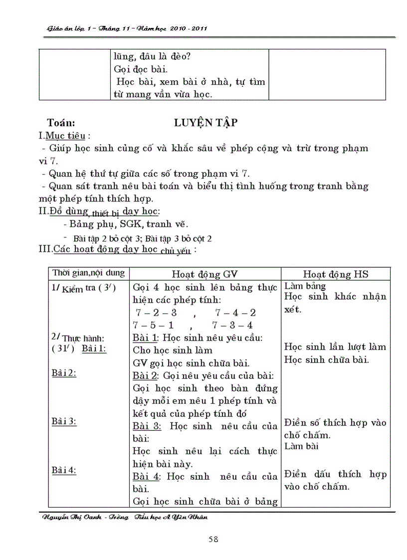 image for page Giao an thang 11 lop 1