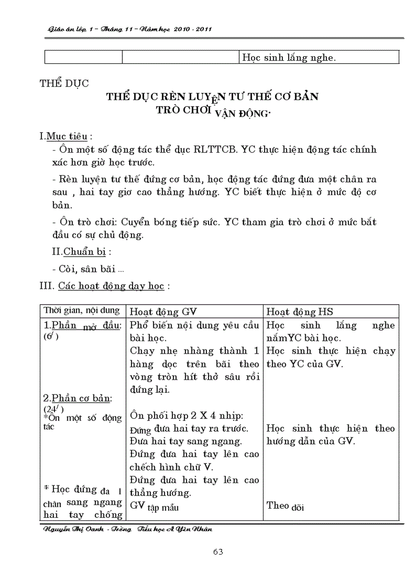 image for page Giao an thang 11 lop 1