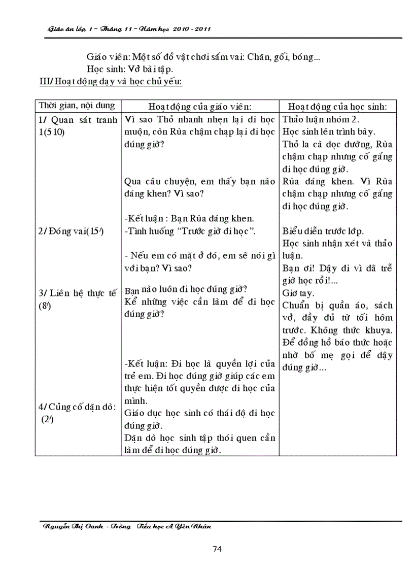 image for page Giao an thang 11 lop 1