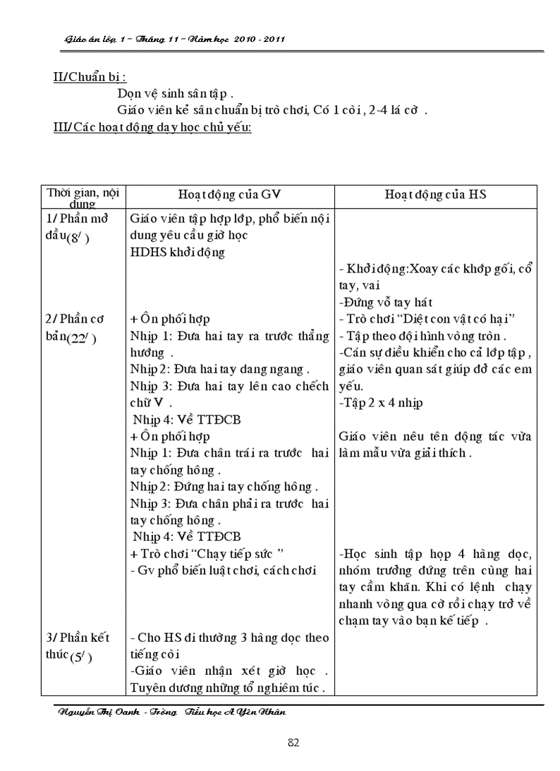 image for page Giao an thang 11 lop 1