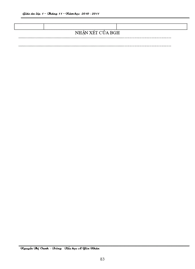 image for page Giao an thang 11 lop 1